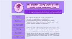 Desktop Screenshot of greaterlansingorchidsociety.com